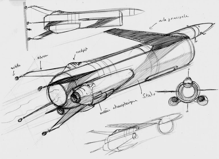 croquis navette technique